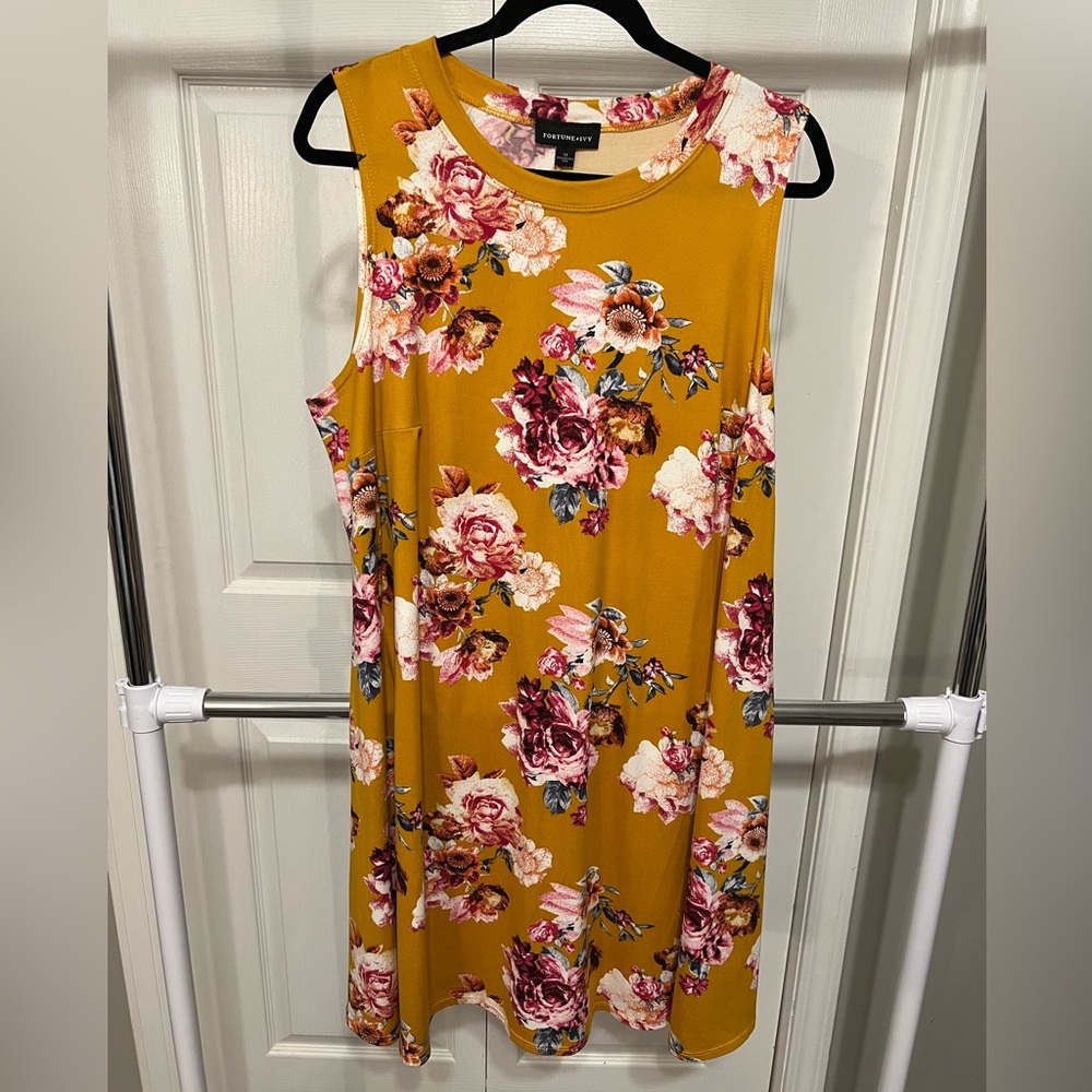 Fortune and Ivy Madia Brushed Knit Dress
